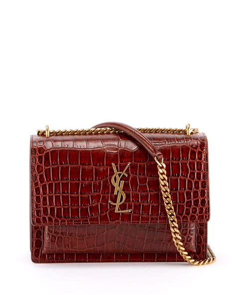 ysl sunset bag au|ysl sunset bag medium croc.